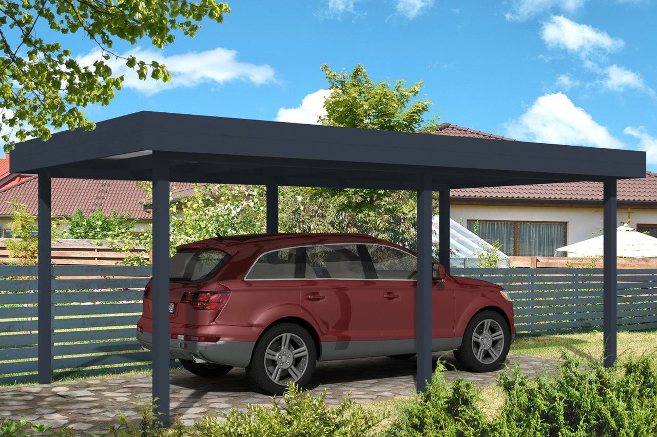 carport plat dak